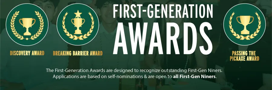 awards with those open to all first-gen grads